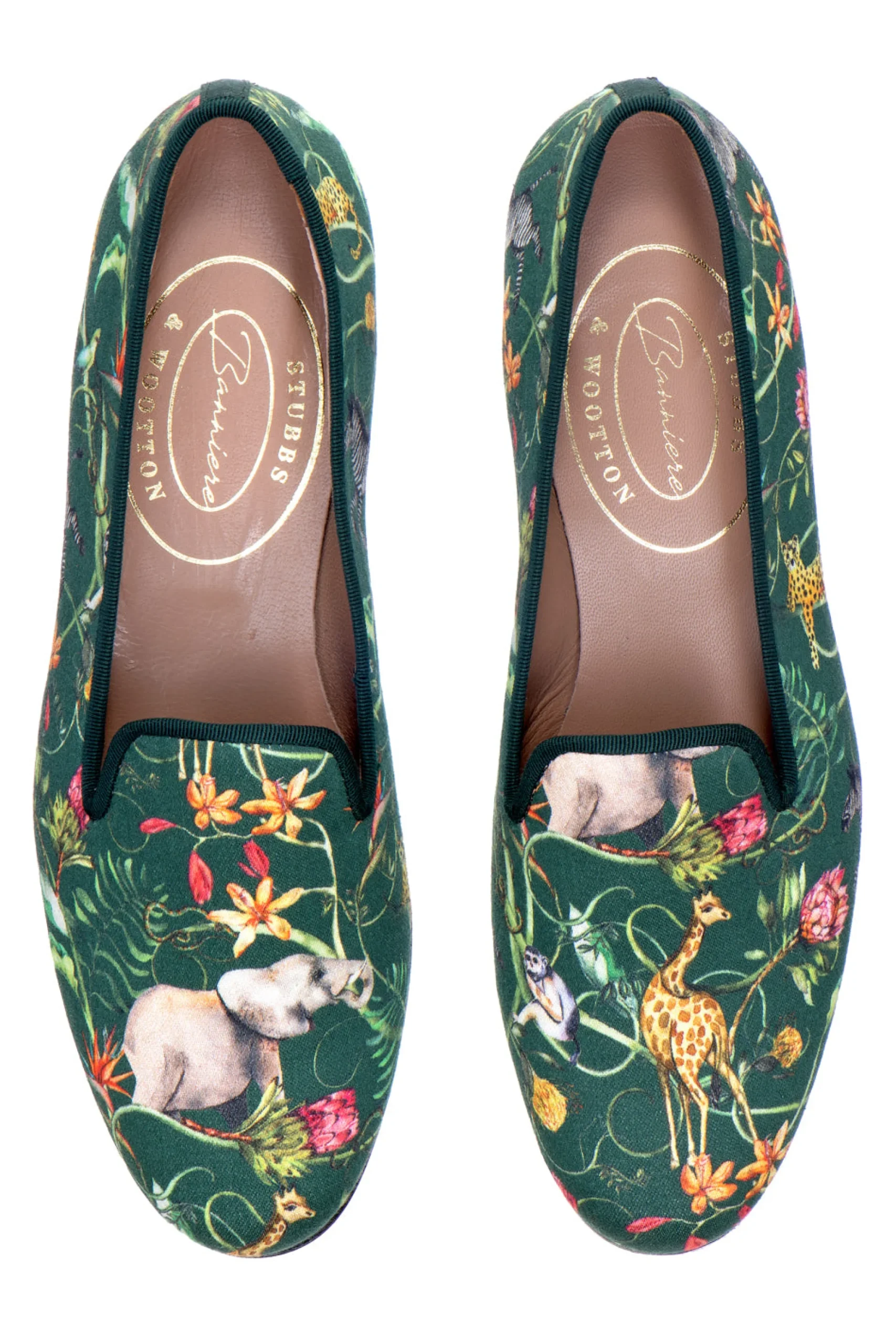Africa Emerald Silk Slipper (Women)