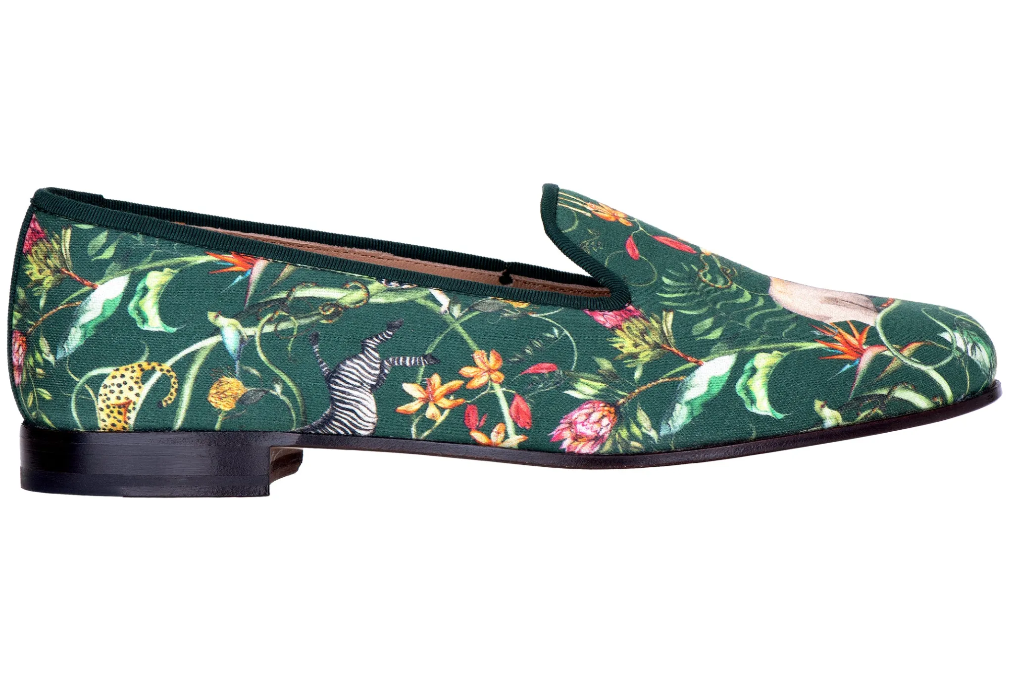 Africa Emerald Silk Slipper (Women)