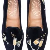 Celebrate Black Velvet Slipper (Wide)