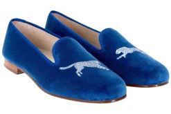 Cheetah Royal Velvet Slipper (Women)