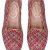 Cuenca Red Needlepoint Slipper (Men)