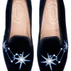 Leo Midnight Velvet Slipper (Women)