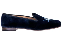 Leo Midnight Velvet Slipper (Women)