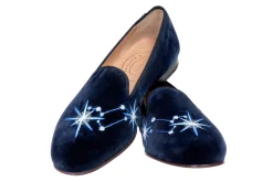 Leo Midnight Velvet Slipper (Women)