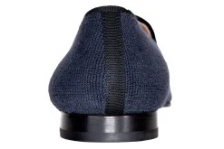 Navy Needlepoint Slipper (Women)