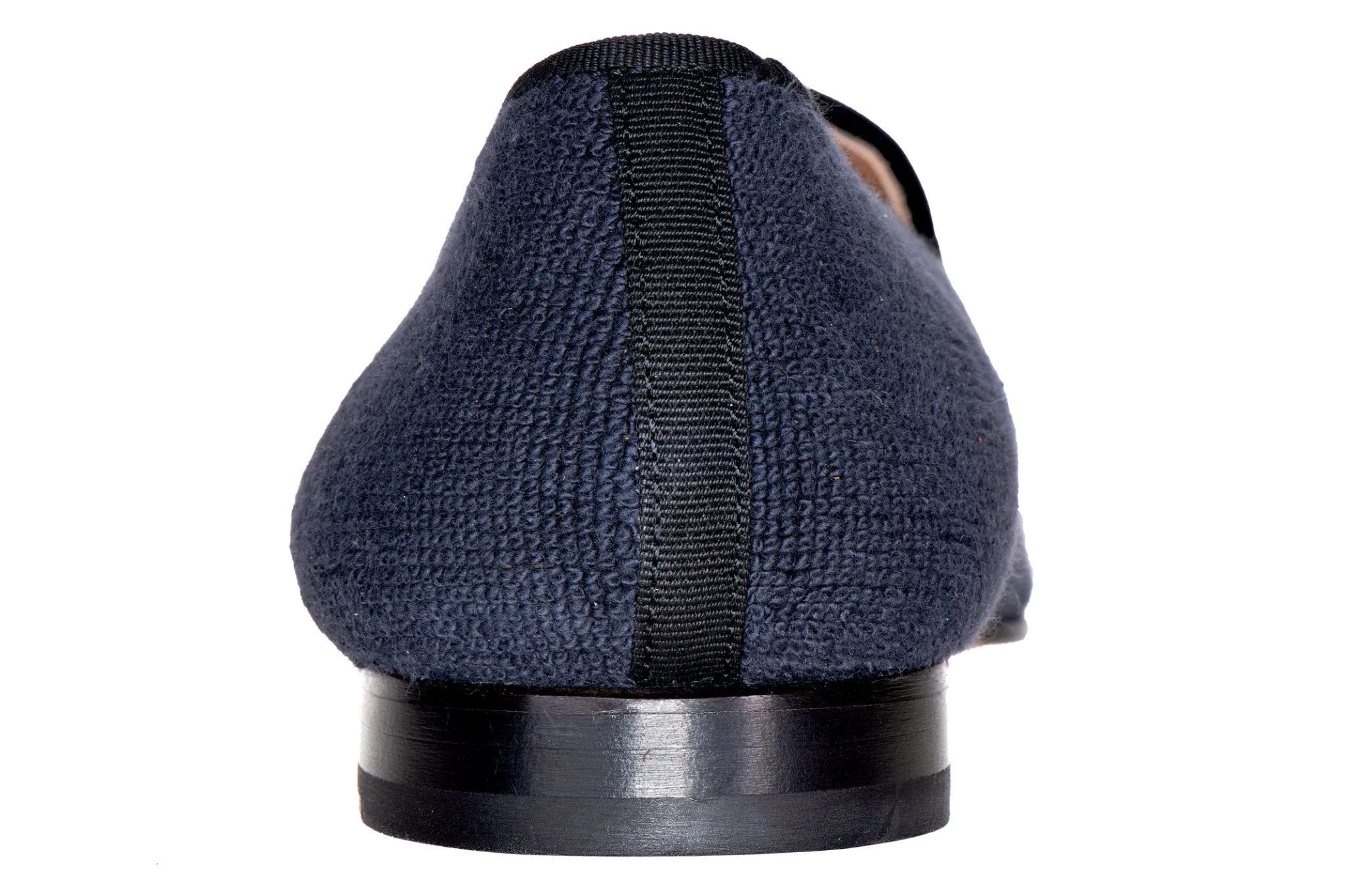 Navy Needlepoint Slipper (Women)