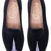 Skyscraper Black Velvet Slipper (Men)