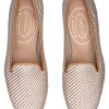 Straw Cream Raffia Slipper (Women)