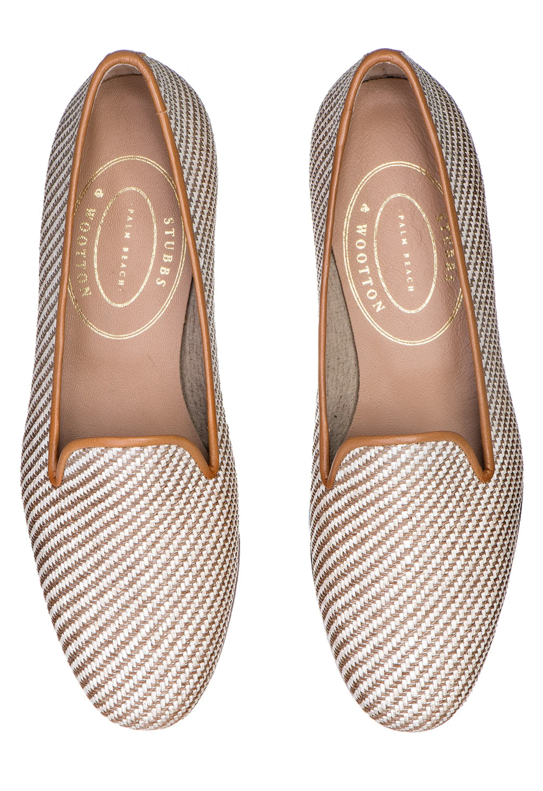 Straw Cream Raffia Slipper (Women)