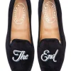 The End Black Velvet Slipper (Men)