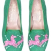Zebras Kelly Linen Slipper (Women)