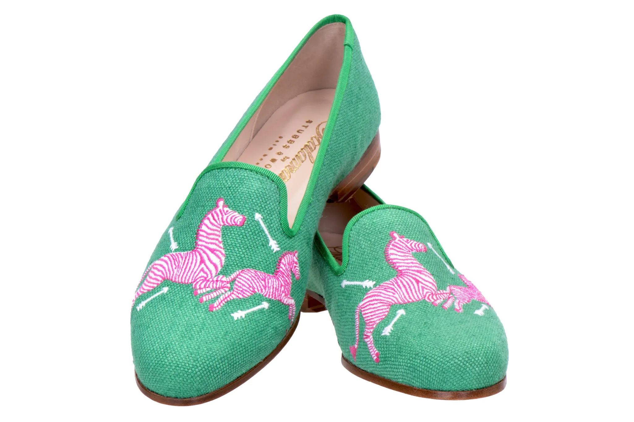 Zebras Kelly Linen Slipper (Men)