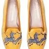 Zebras Yellow Velvet Slipper (Men)
